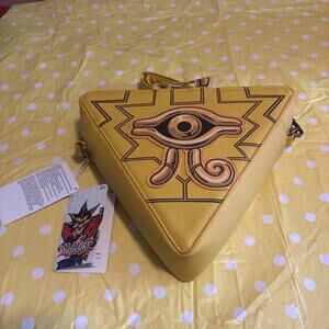 Loungefly Yu-Gi-Oh! Millennium Puzzle Figural Crossbody Bag Purse Anime Manga